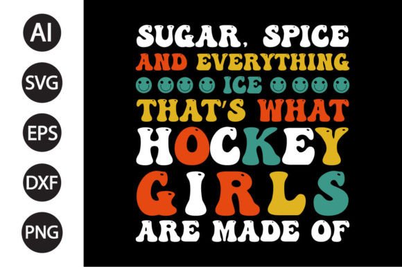 A Groovy Hockey Design for Polished Editorial Graphics