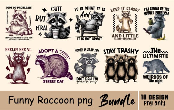 A Vintage Raccoon Graphic for Playful Branding