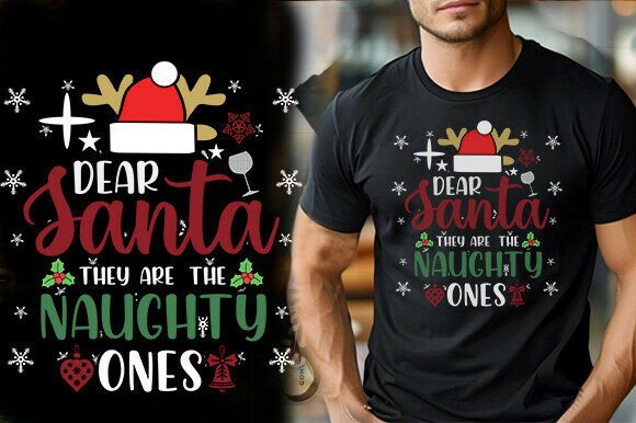 Dear Santa Naughty Ones: T-Shirt Graphics & Design Review