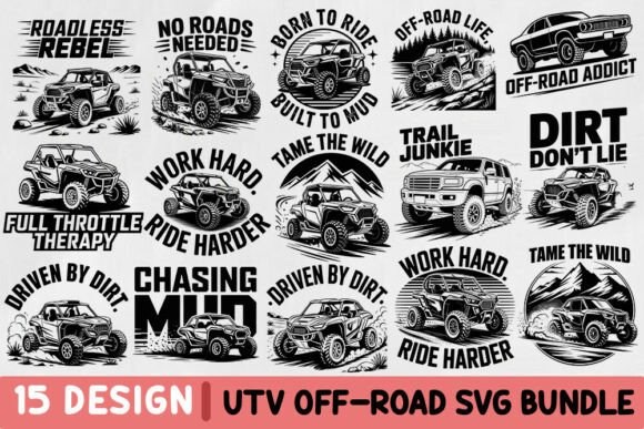 Evaluating a UTV Off-Road Graphics Bundle for Crafts & Merchandise