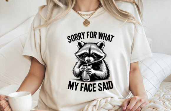 Funny Raccoon Sarcastic T-Shirt Design: A Graphics Review