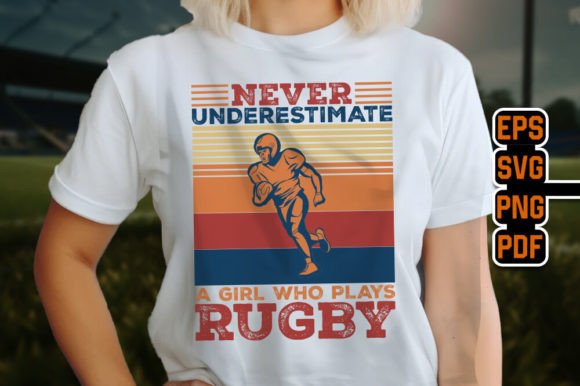 Rugby Retro Vintage American Football Graphics for T-Shirt Designs