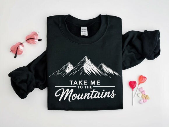 Take Me to the Mountains T-Shirt SVG & Graphics