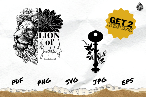 The Lion of Judah SVG: A Versatile Graphic for T-Shirt Designs